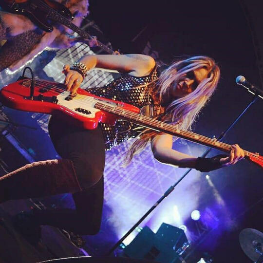 Diana Wolf.....Vocalist, Bass Guitar, Songwriter (Mexican-English, Mexico)